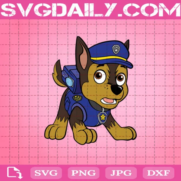 Chase Guide Svg, Chase Paw Patrol Svg