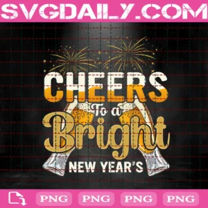 Cheers To A Bright New Year's Png