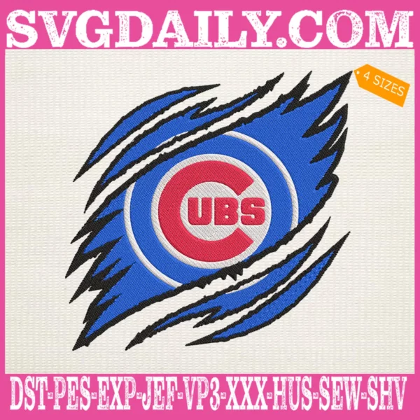 Chicago Cubs Embroidery Design