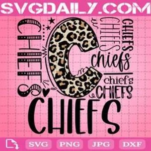 Chiefs Svg, Typography Svg