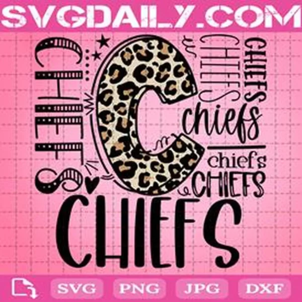 Chiefs Svg, Typography Svg