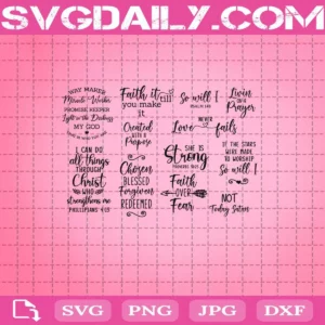 Christian Bundle Svg