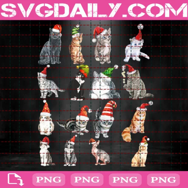 Christmas Cats Png