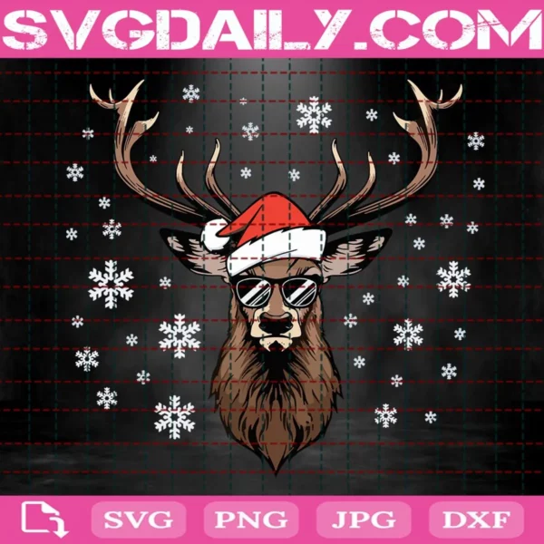 Christmas Deer Svg