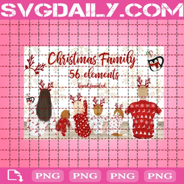 Christmas Family Clipart