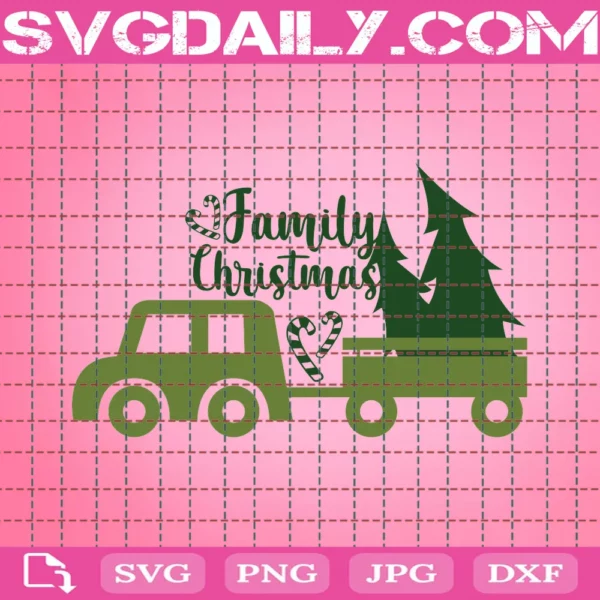 Christmas Family Truck