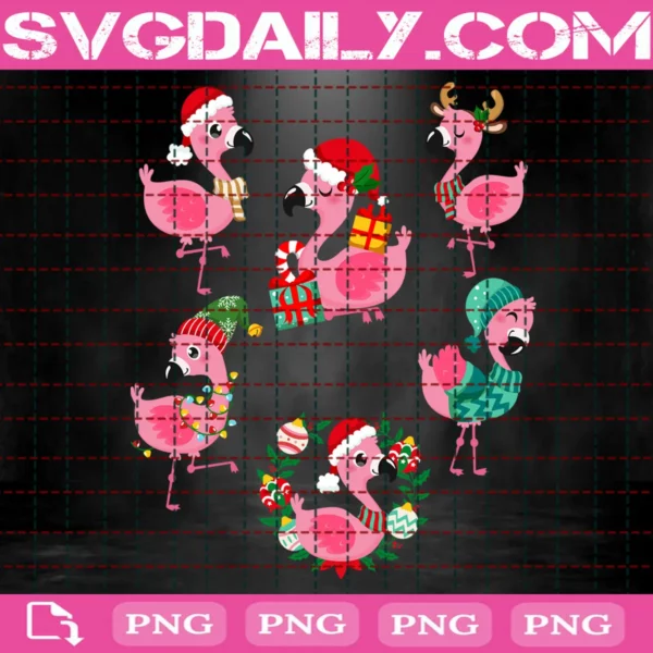 Christmas Flamingo Png