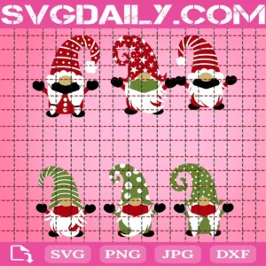 Christmas Gnomes Bundle Svg