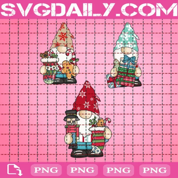 Christmas Gnomies Bundle Png