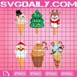 Christmas Ice Cream Bundle Png