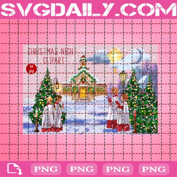 Christmas Night Clipart