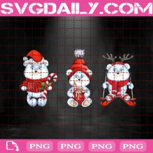 Christmas Polar Teddy Bear Clipart