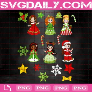 Christmas Princesses Png
