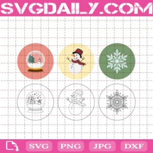 Christmas Snowman Svg Bundle Free