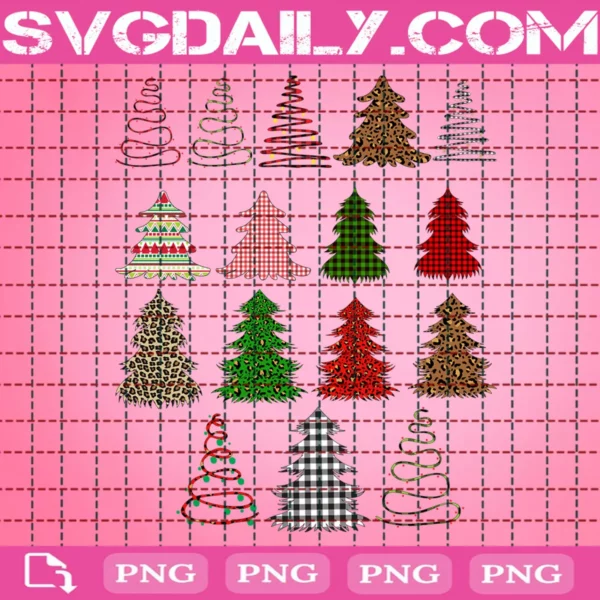 Christmas Tree Bundle Png