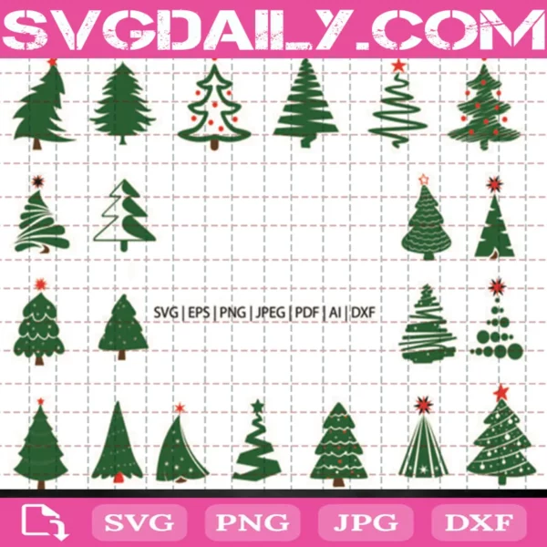 Christmas Tree Bundle Svg Free