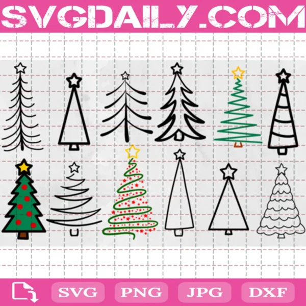 Christmas Tree Bundle Svg Free