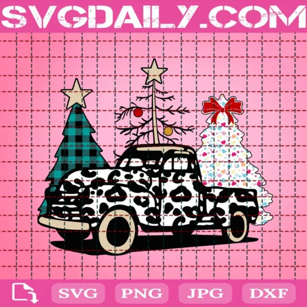 Christmas Truck Svg