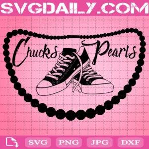 Chucks And Pearls Svg