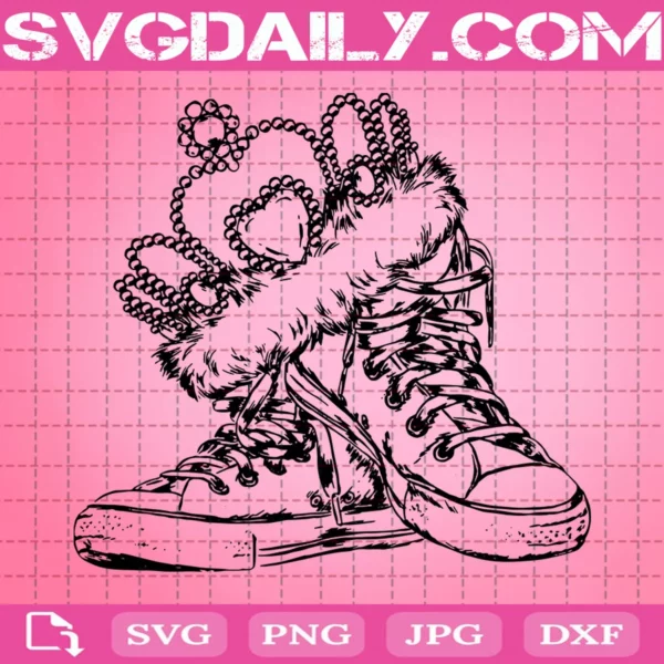 Chucks And Pearls Svg