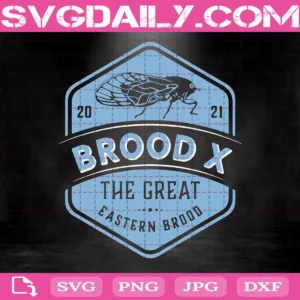 Cicadas Brood X Funny Retro Svg