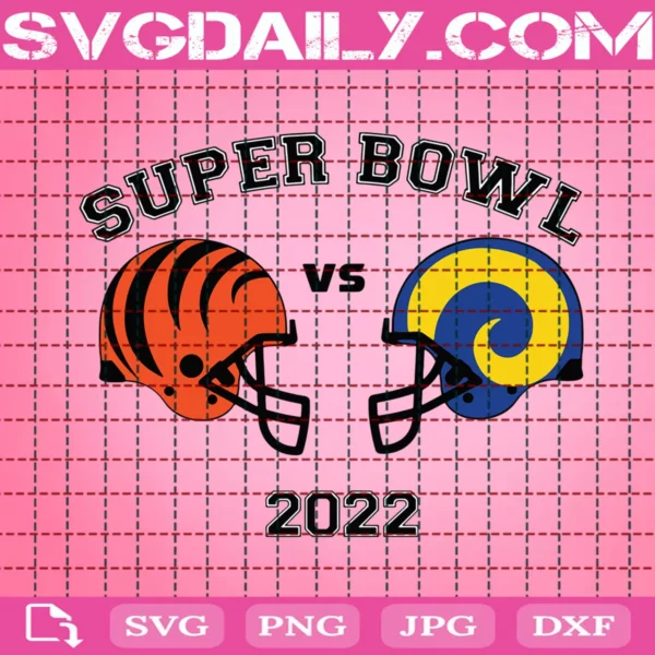 Cincinnati Bengals Vs. Los Angeles Rams Svg