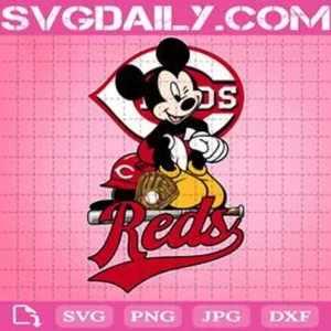 Cincinnati Reds Mickey Svg