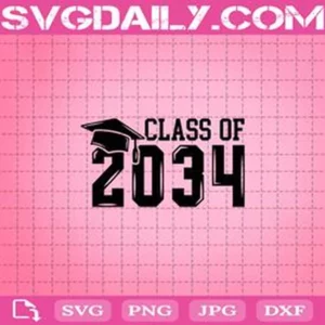 Class Of 2034 Svg