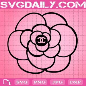 Classic Rose Chanel Svg - Daily Free Premium Svg Files