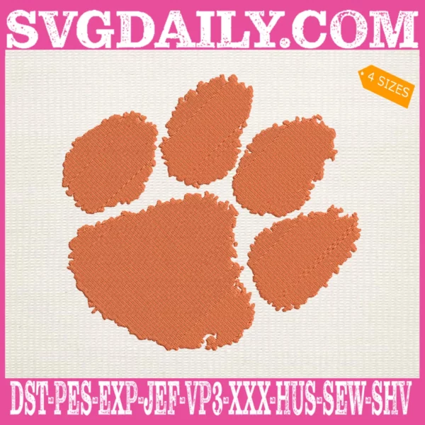 Clemson Tigers Embroidery Machine