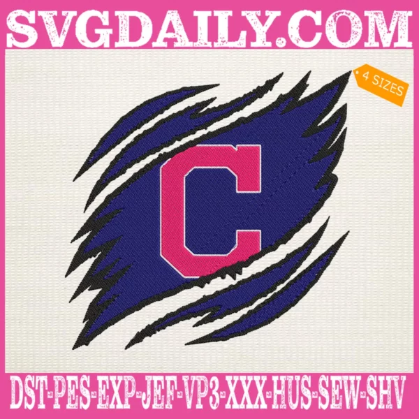 Cleveland Indians Embroidery Design