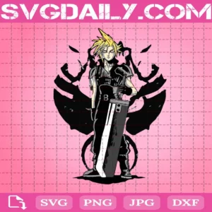 Cloud Strife Svg