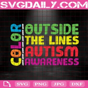 Color Outside The Lines Svg