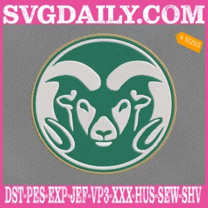 Colorado State Rams Embroidery Machine
