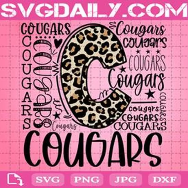 Cougars Mascot Svg