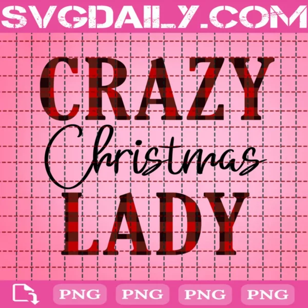 Crazy Christmas Lady Png