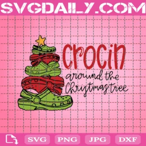 Crocin Around The Christmas Tree Svg