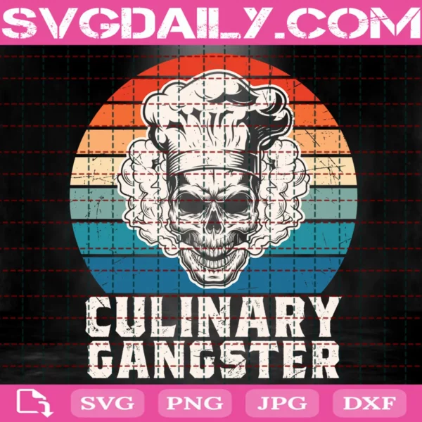 Culinary Gangster Svg