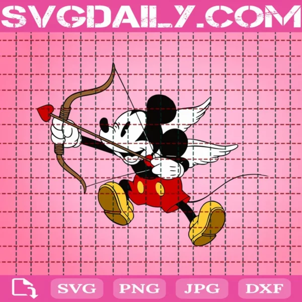 Cupid Mickey Svg