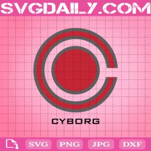 Cyborg Logo Svg, Robotman Svg