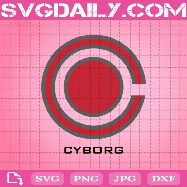 Cyborg Logo Svg, Robotman Svg