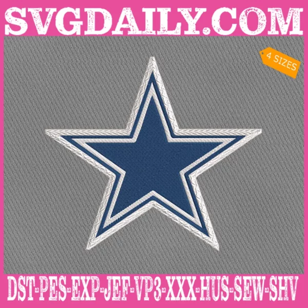 Dallas Cowboys Embroidery Files