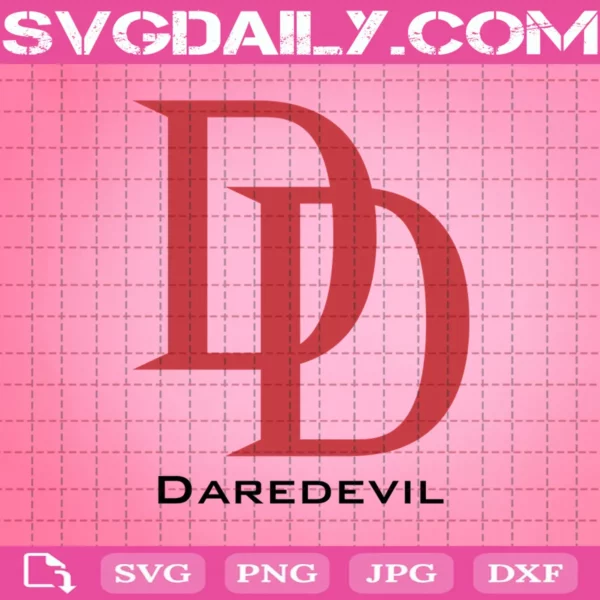 Daredevil Monogram Logo Svg