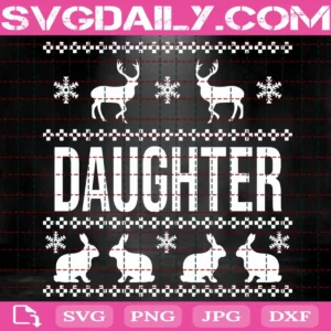 Daughter Xmas Svg