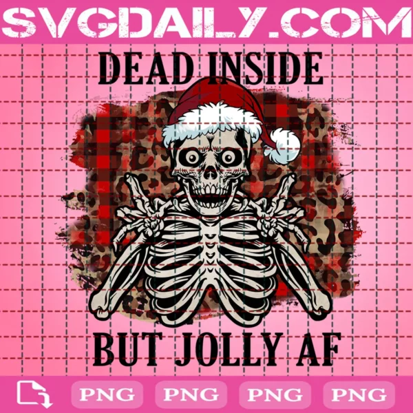 Dead Inside Skeleton Christmas Png