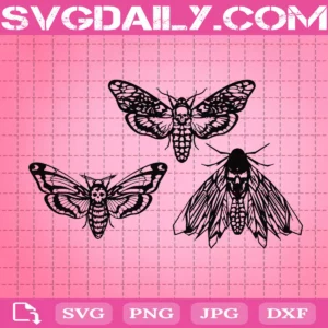 Death Head Moth Svg
