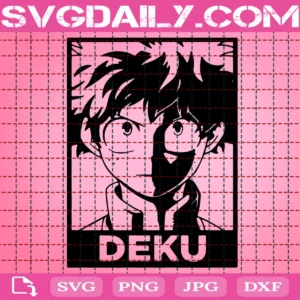 Deku My Hero Academy Svg
