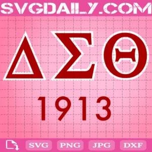 Delta 1913 Svg, Delta Sigma Theta Svg