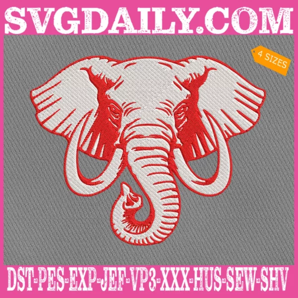 Delta Sigma Theta Elephant Embroidery Files