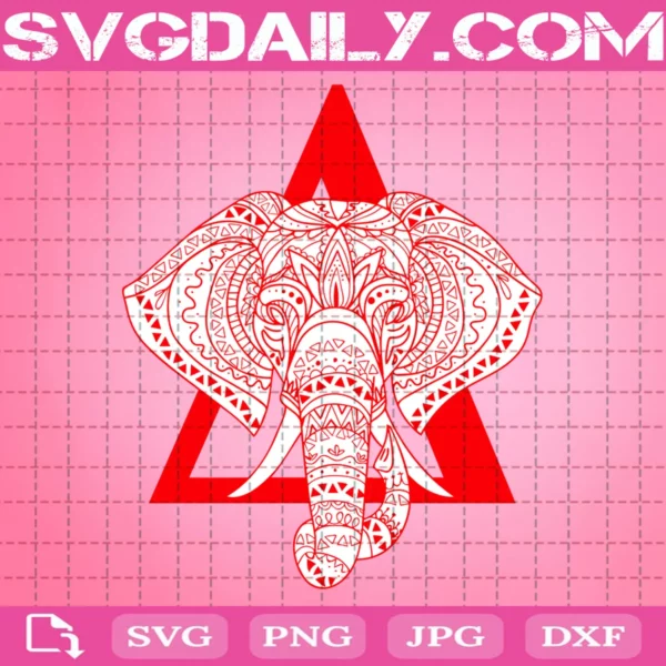 Delta Sigma Theta Elephant Svg